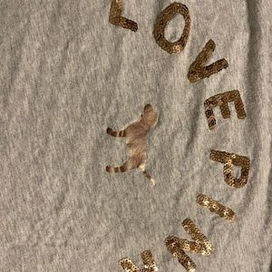 Victoria’s Secret pink sequin tee shirt